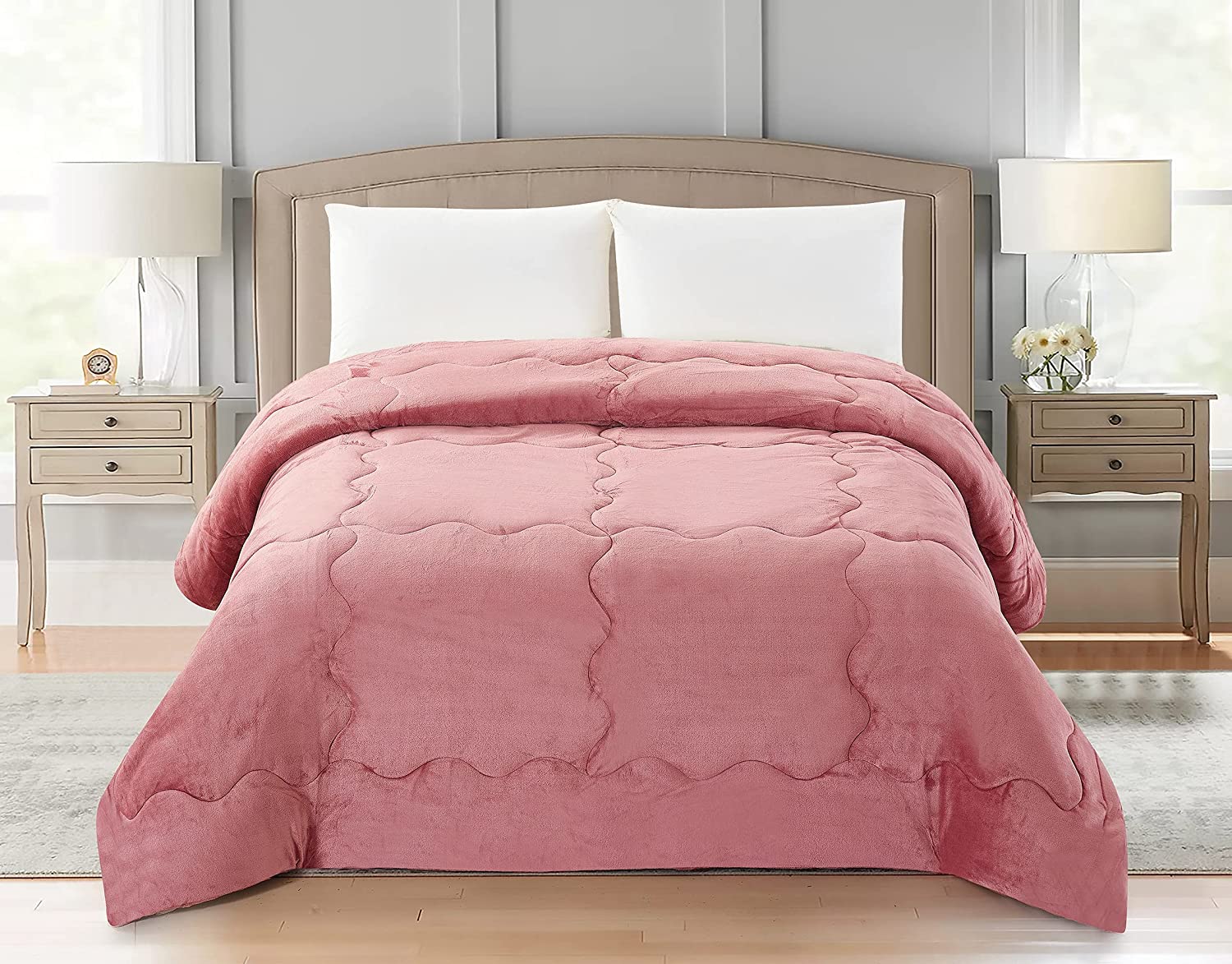 Piumone Invernale Dolce Notte Rosa - In varie misure