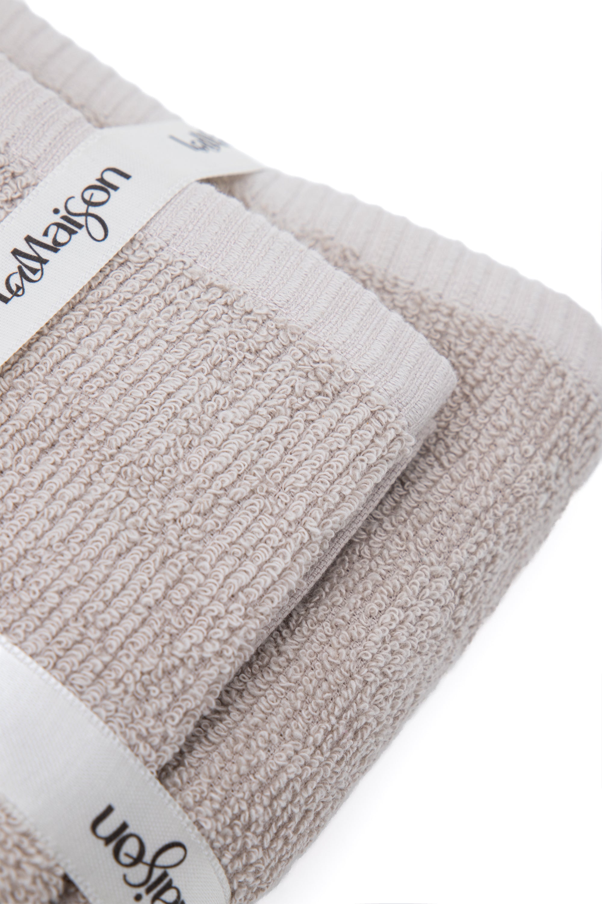 Asciugamano con ospite Beige in cotone 550gsm | In vari disegni