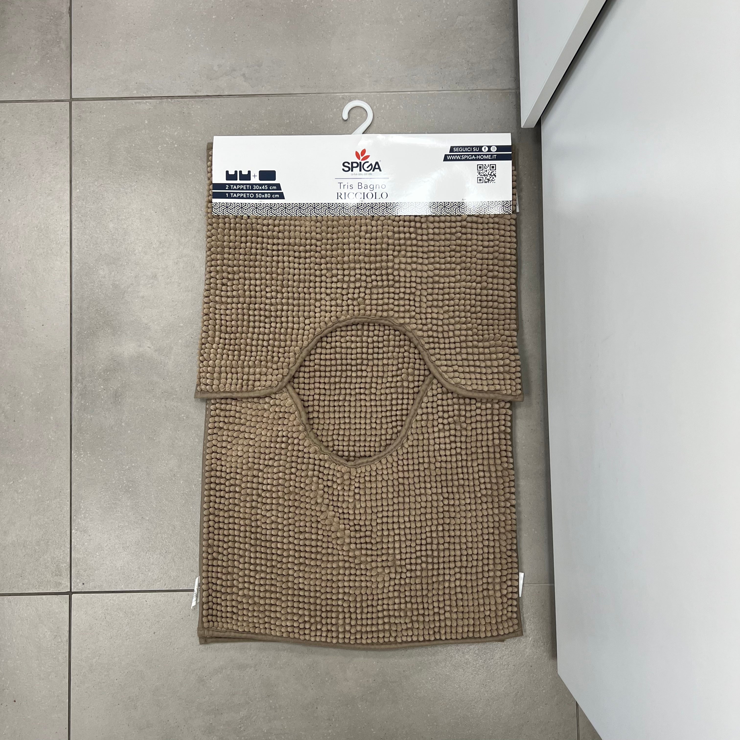 Tris Ricciolo Bagno — in varie colorazioni