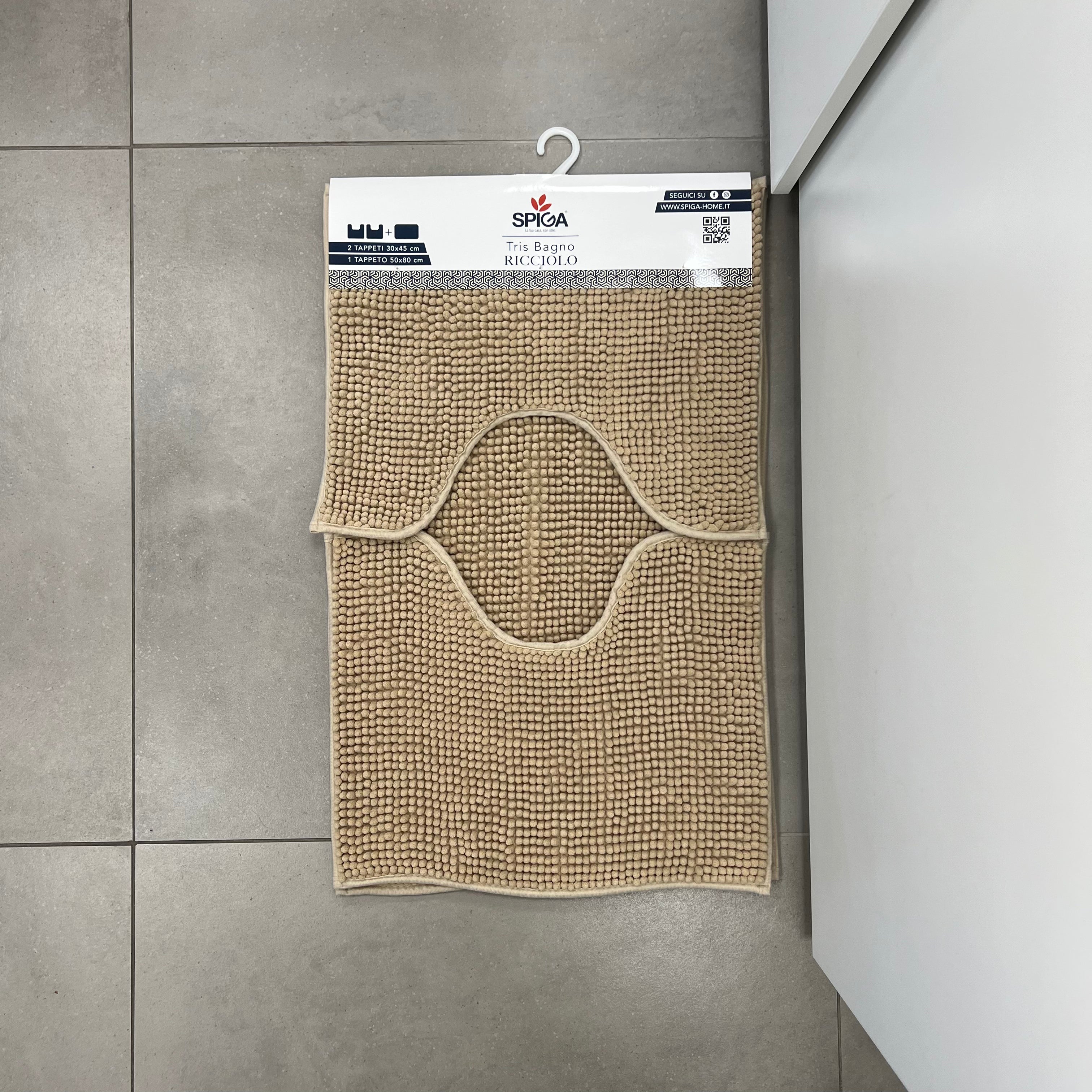 Tris Ricciolo Bagno — in varie colorazioni