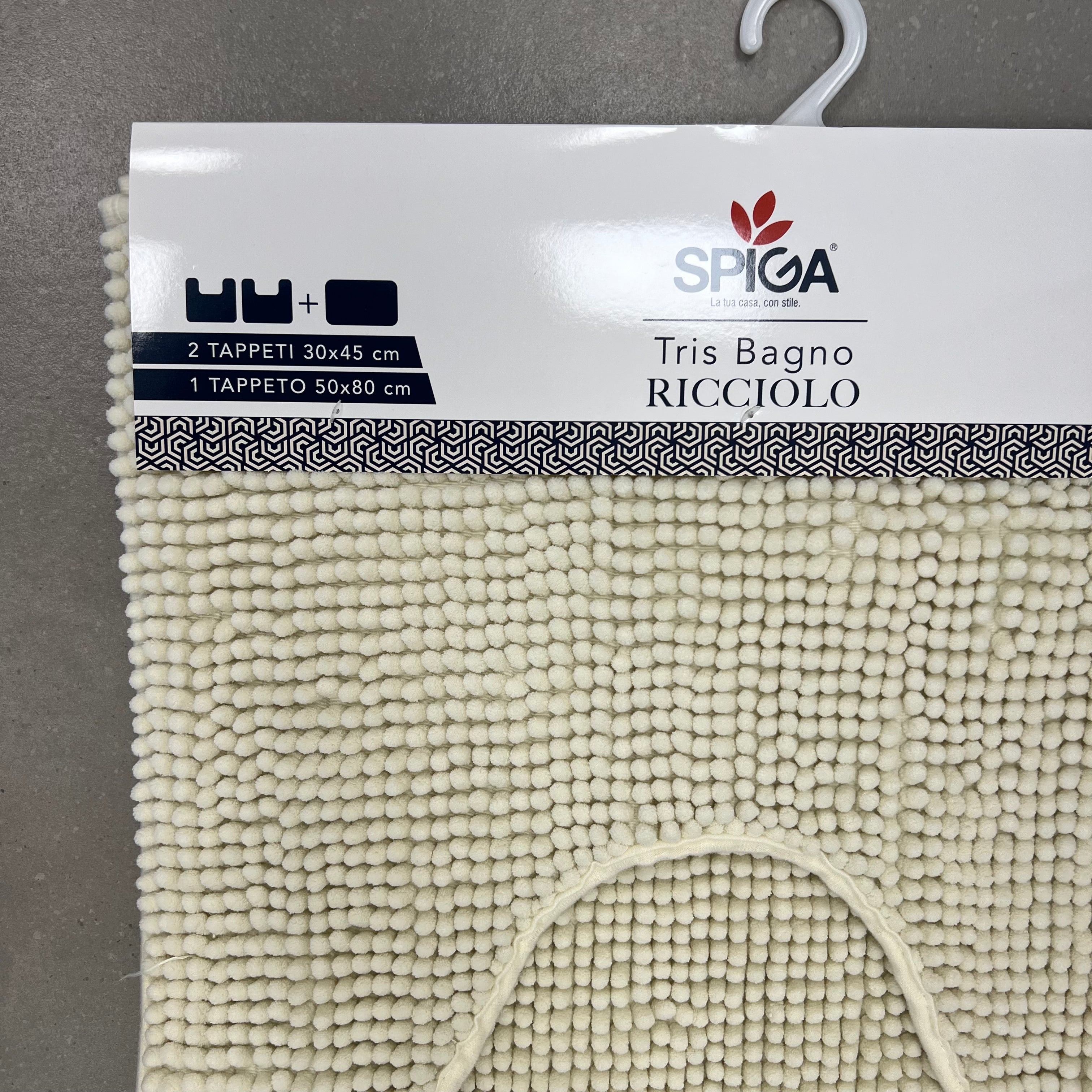 Tappeto Ricciolo Bagno — 60x100cm in varie colorazioni