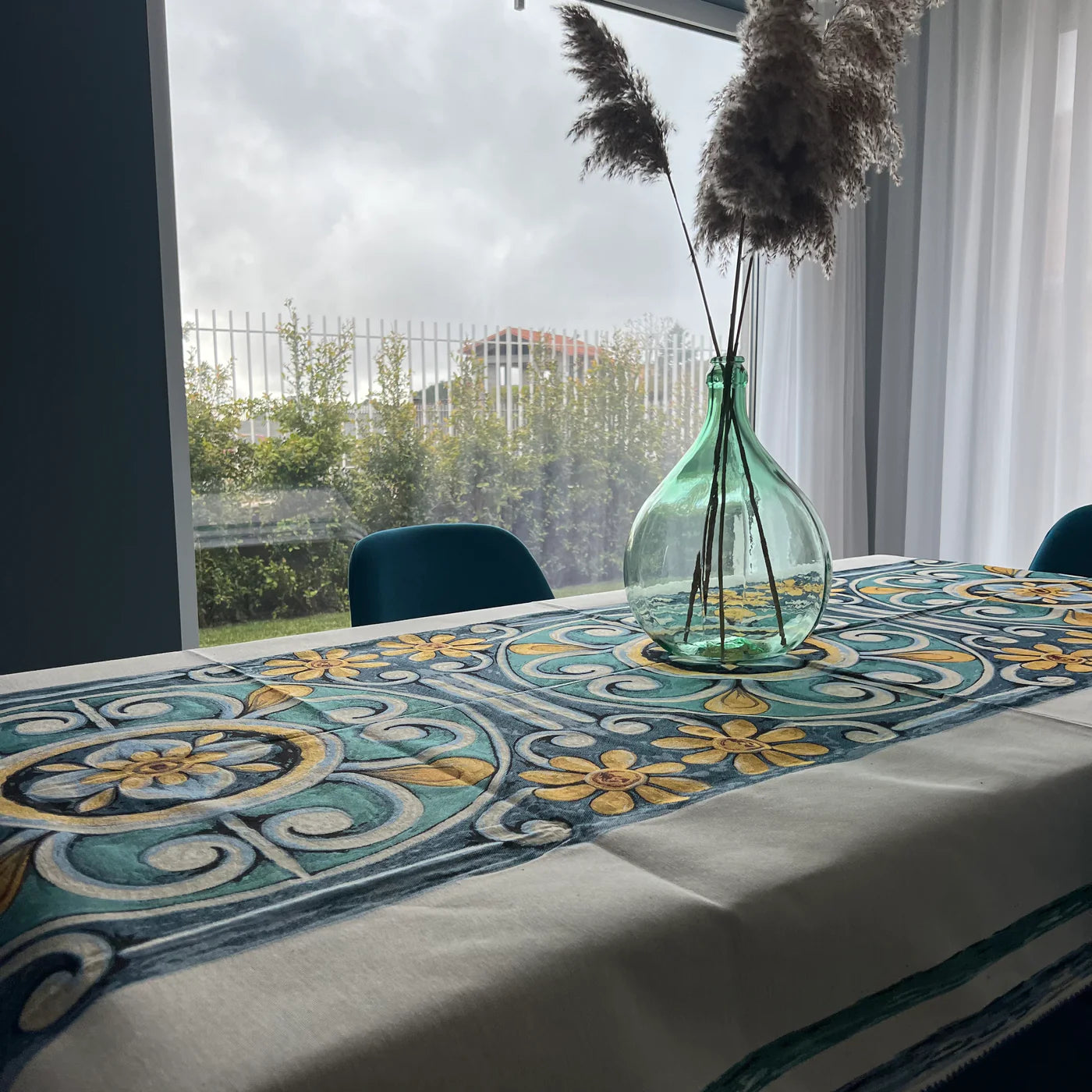 Tovaglia / Copritavolo in Gobelin Jacquard — dis. Andalusia in varie misure