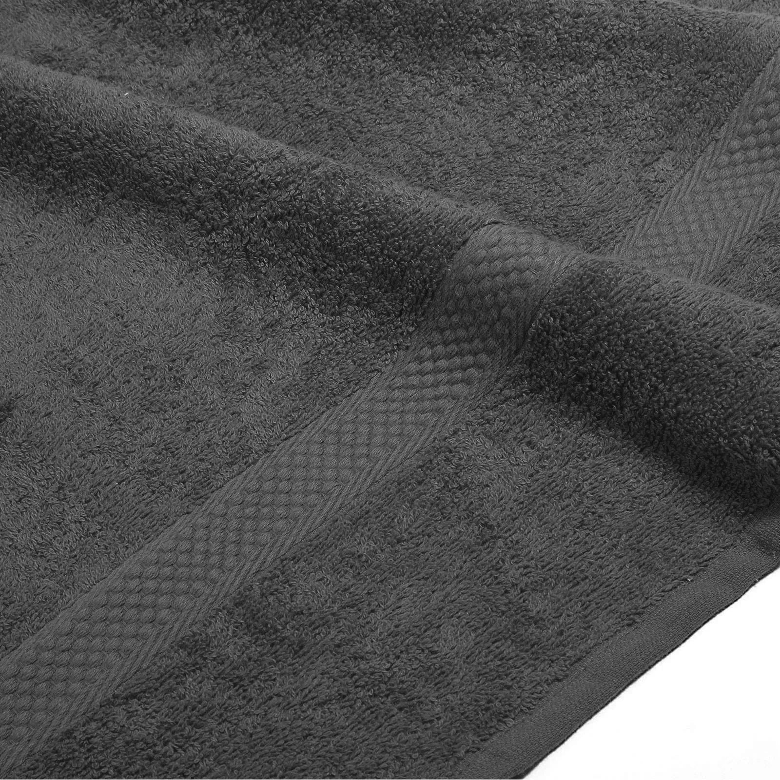 asciugamano e ospite bagno caleffi nero antracite cotone