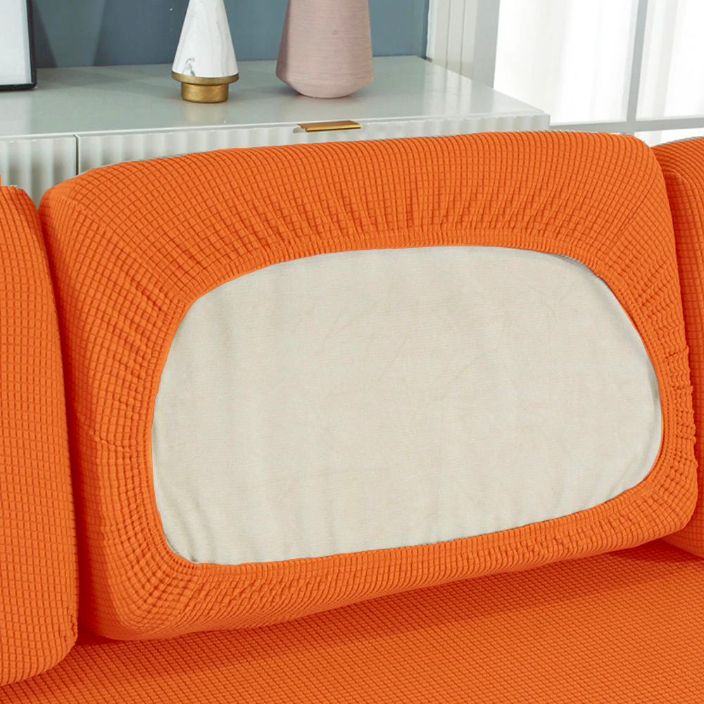 Coppia copriseduta divano antimacchia - seduta singola 50x75cm in varie colorazioni