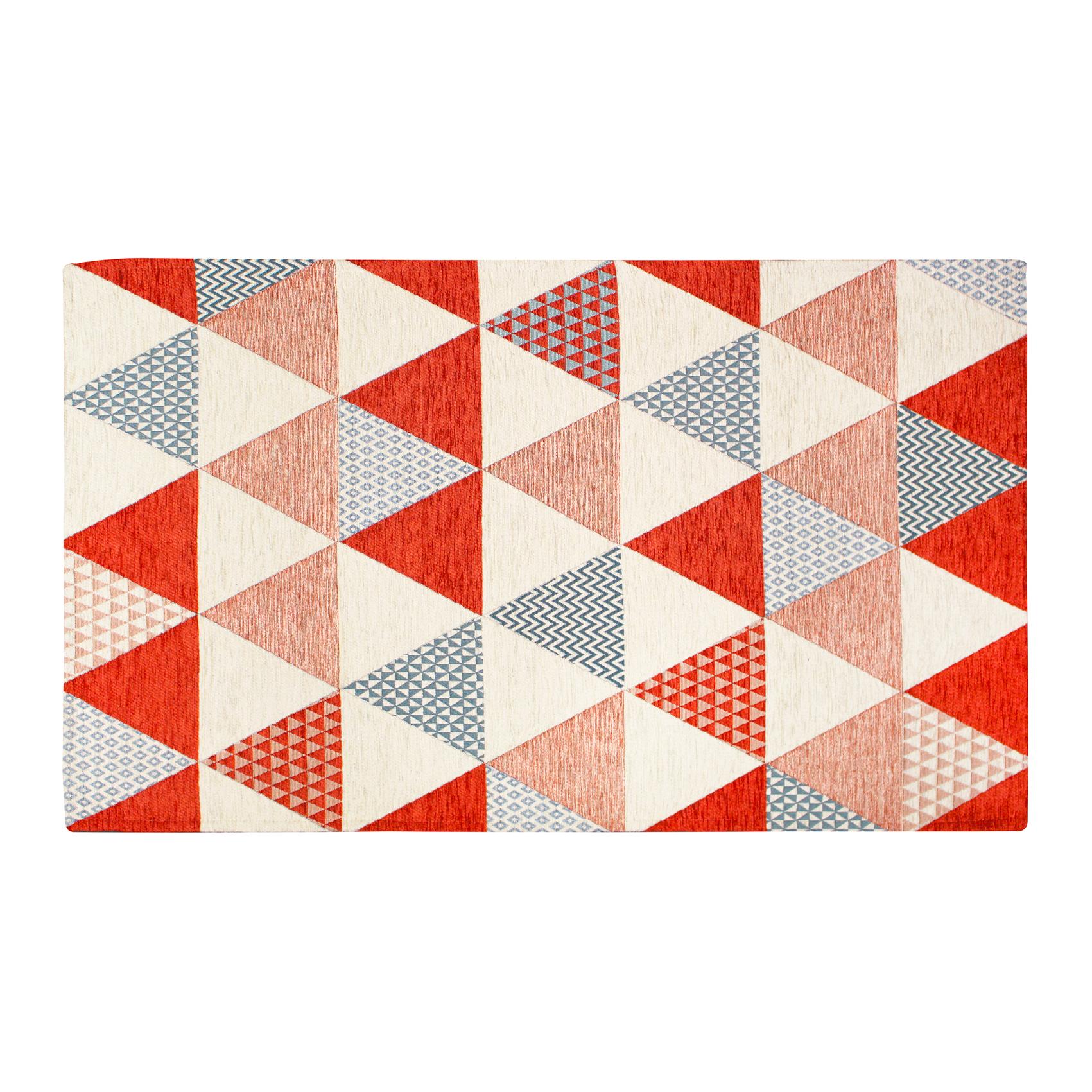 Tappeto Arredo Triangoli - Arancione