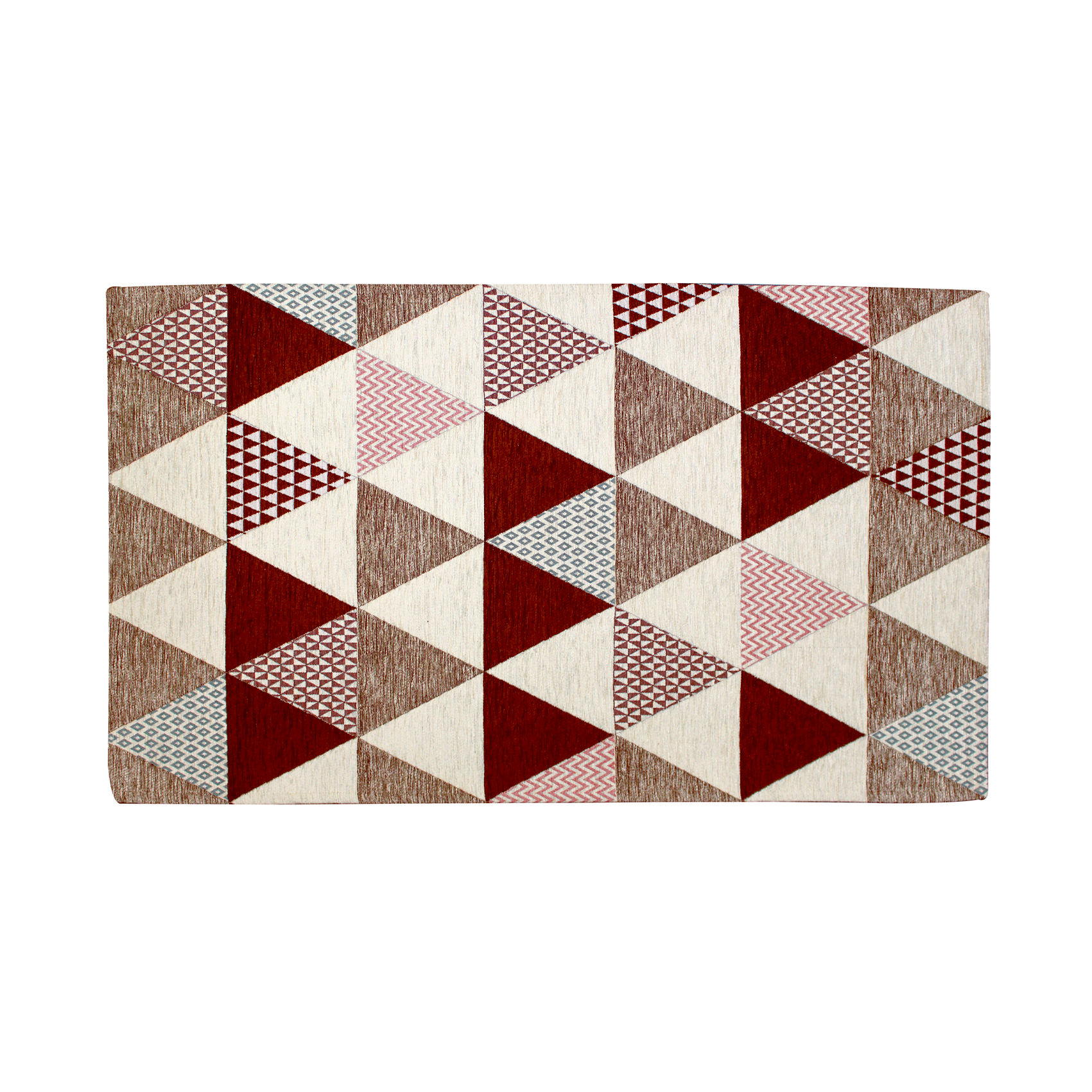 Tappeto Arredo Triangoli Marrone - in varie misure