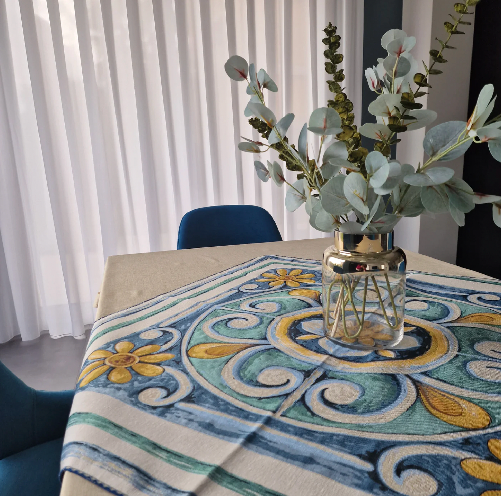 Centrotavola in Gobelin Jacquard — andalusia