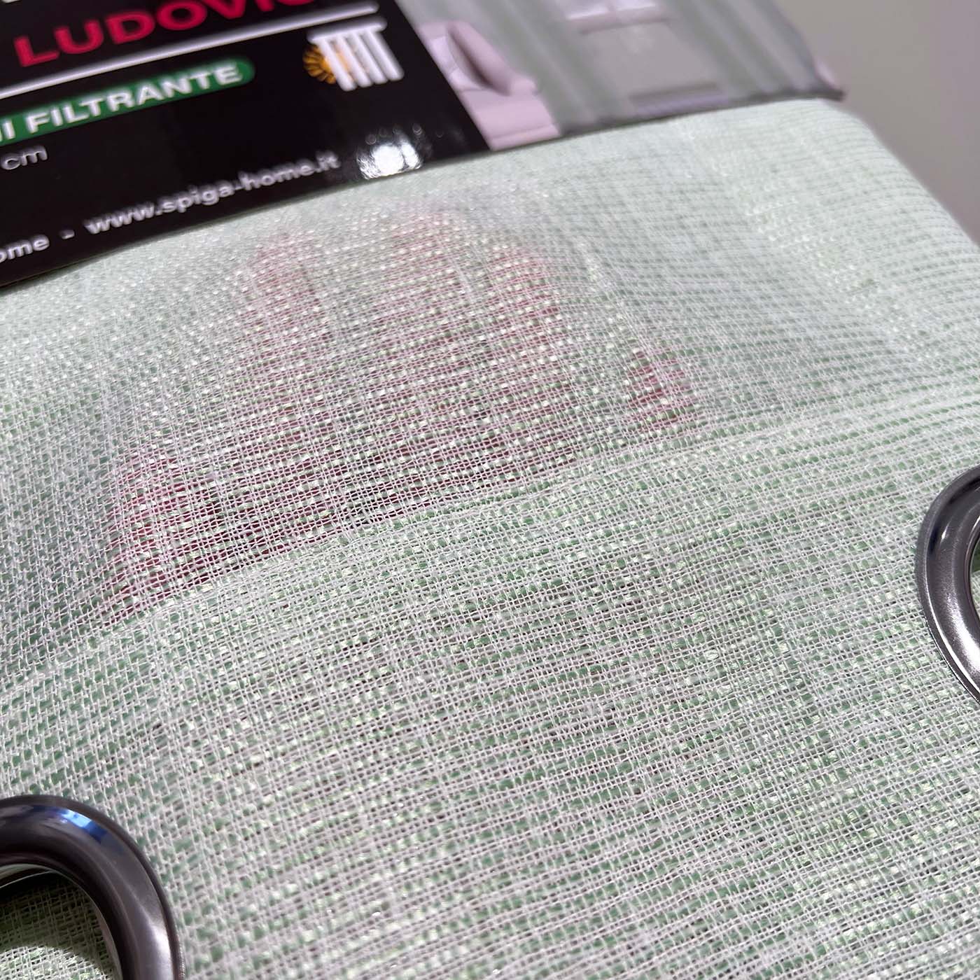 tenda Ludovica semi oscurante verde