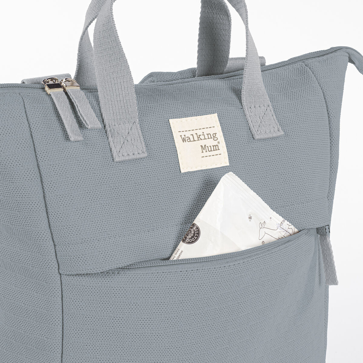 ZAINO NASCITA ECO MUM GRIGIO POLVERE - Walking Mum