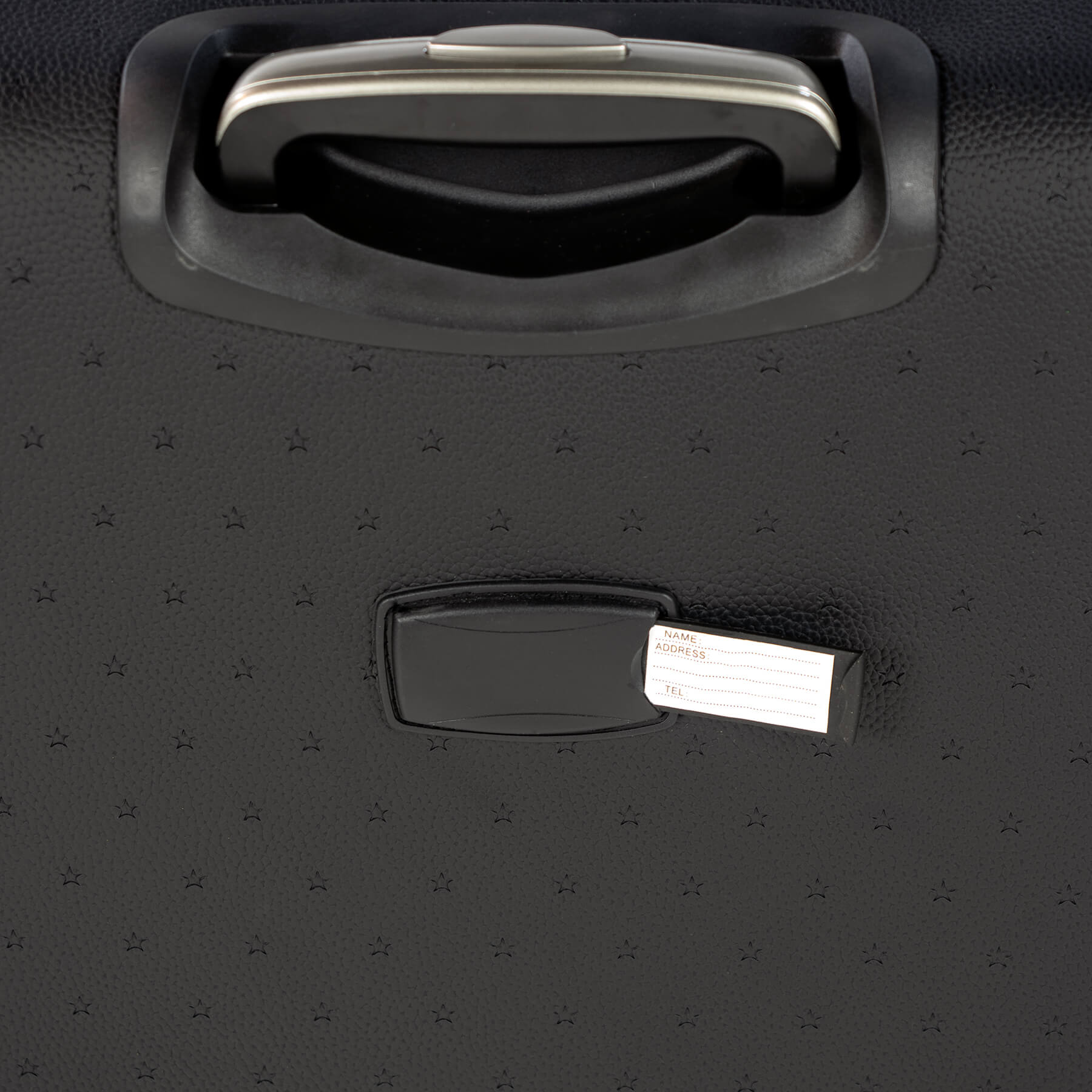 Elegante set borsone + valigia London in eco pelle nera Pasito a Pasito