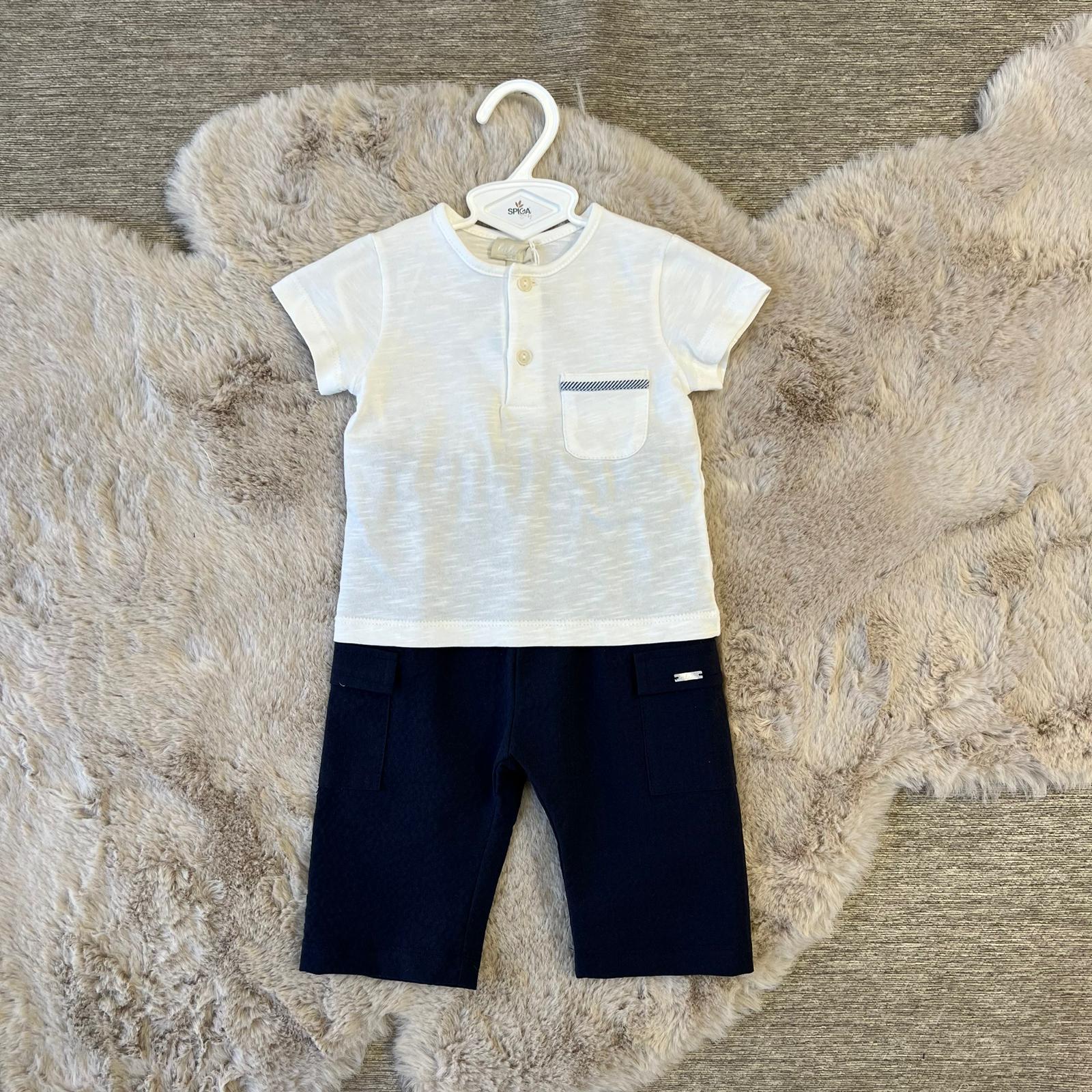 T-shirt + pantalone bambino estivo Lalalù 2 pezzi - dalla 6 alla 24 Mesi