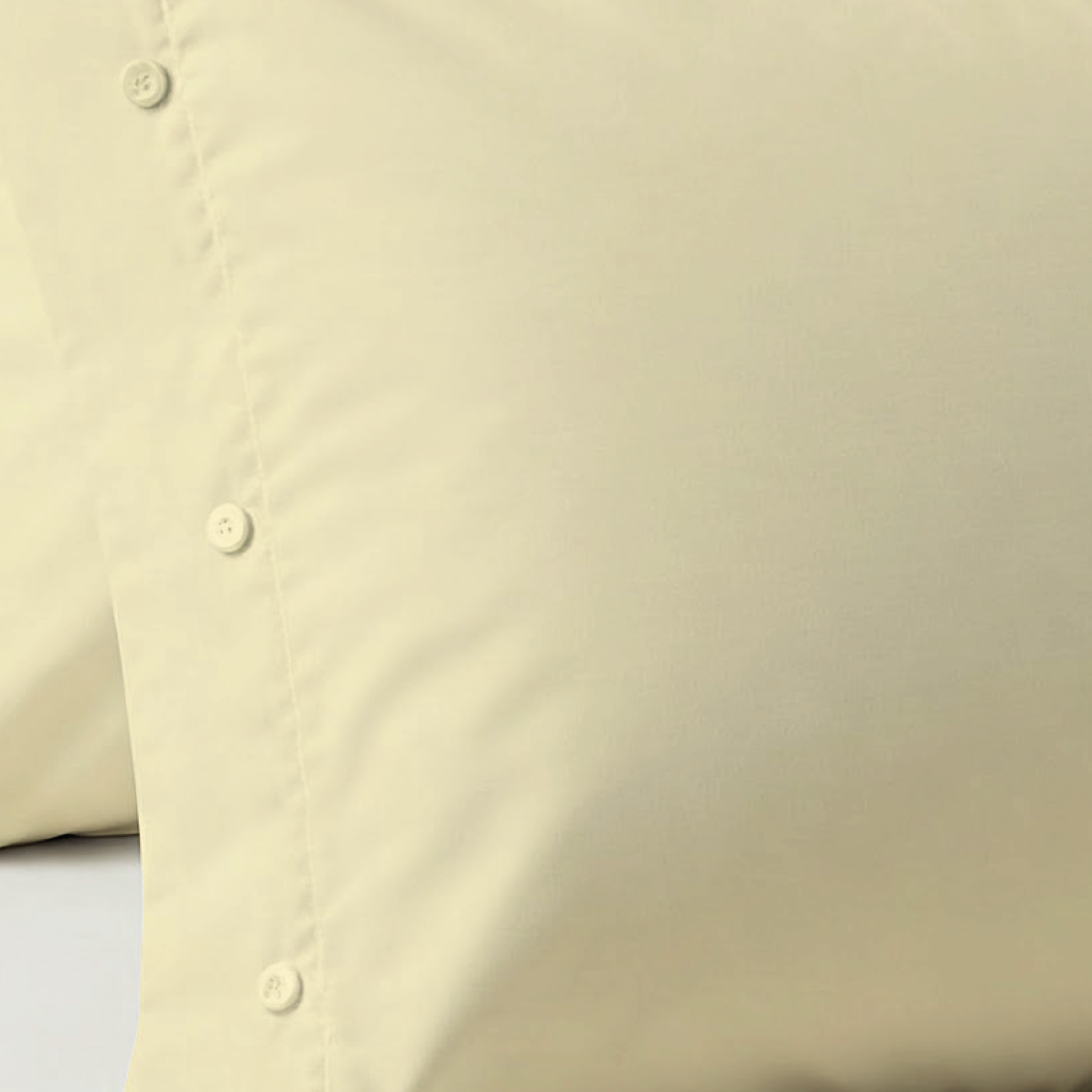 Coppia di federe in cotone con bottoni — in varie colorazioni