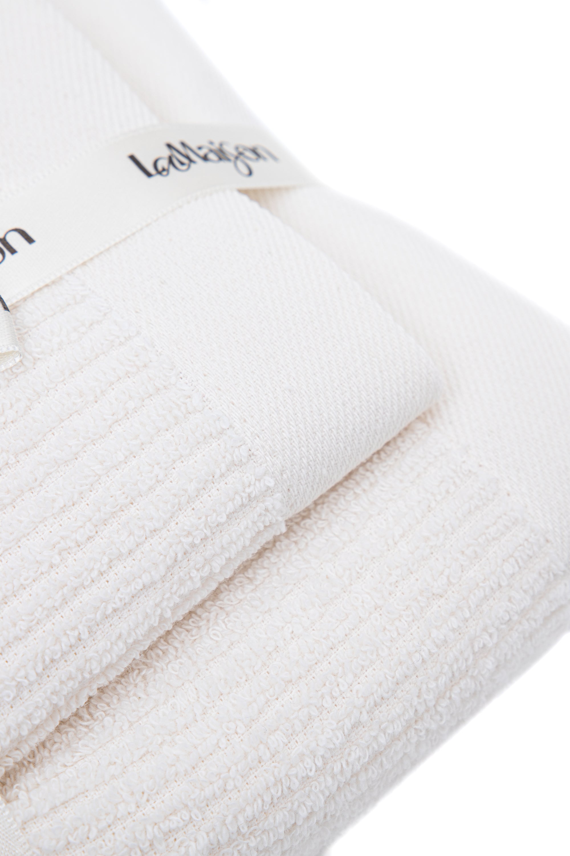 Asciugamano con ospite Bianco in cotone LaMaison | In vari disegni