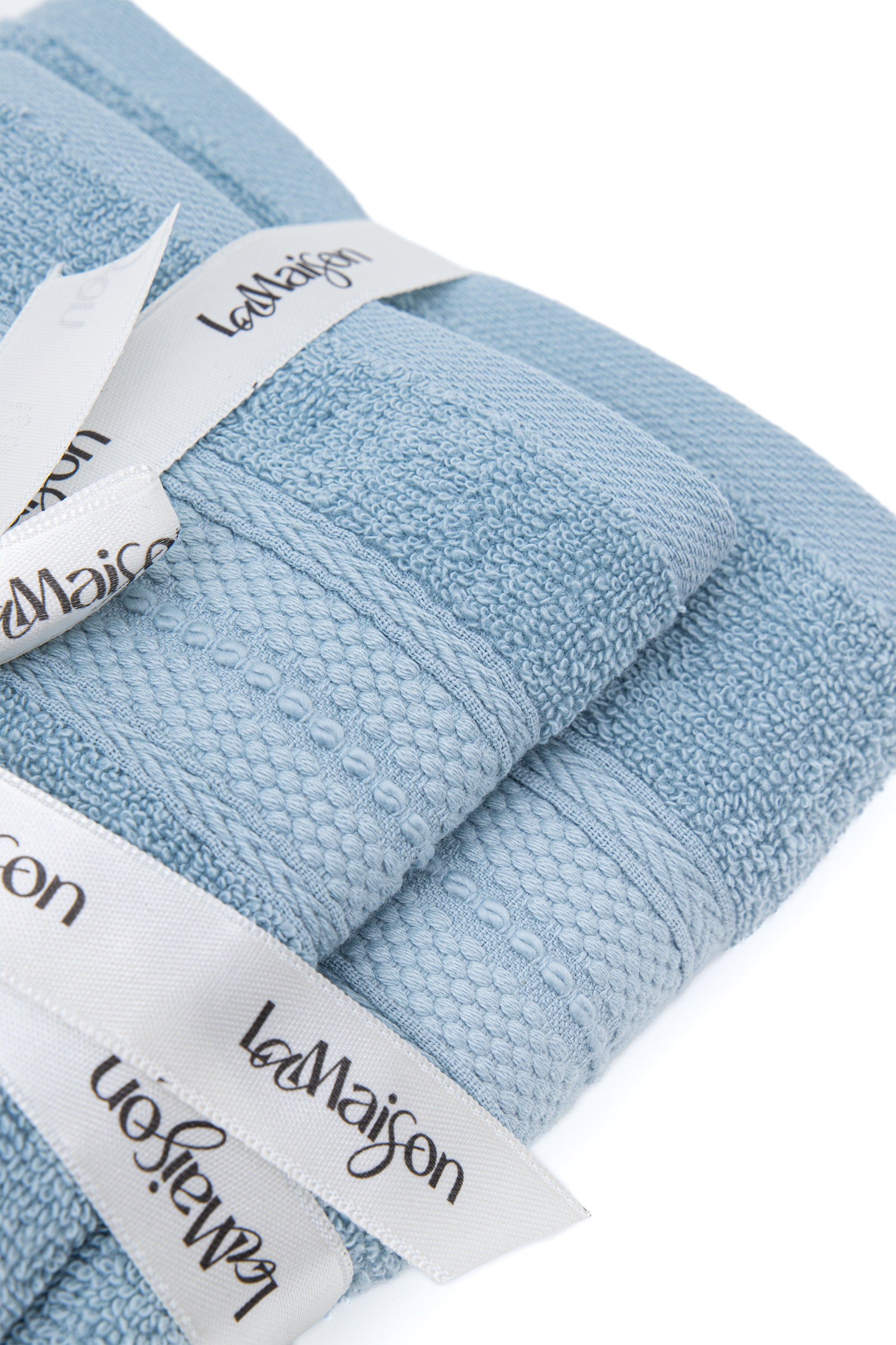 Asciugamano con ospite azzurro in cotone LaMaison | In vari disegni