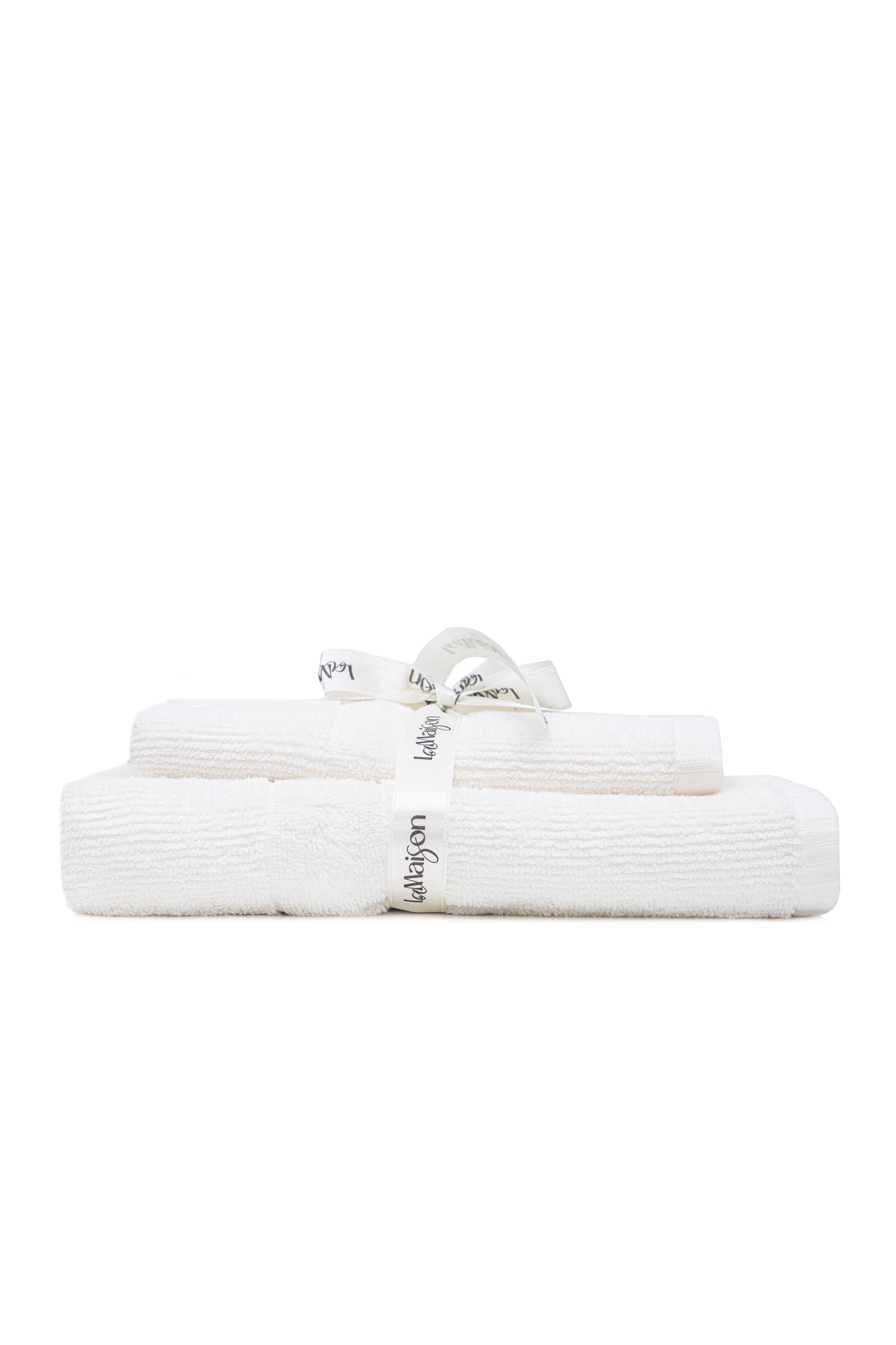 Asciugamano con ospite Bianco in cotone LaMaison | In vari disegni