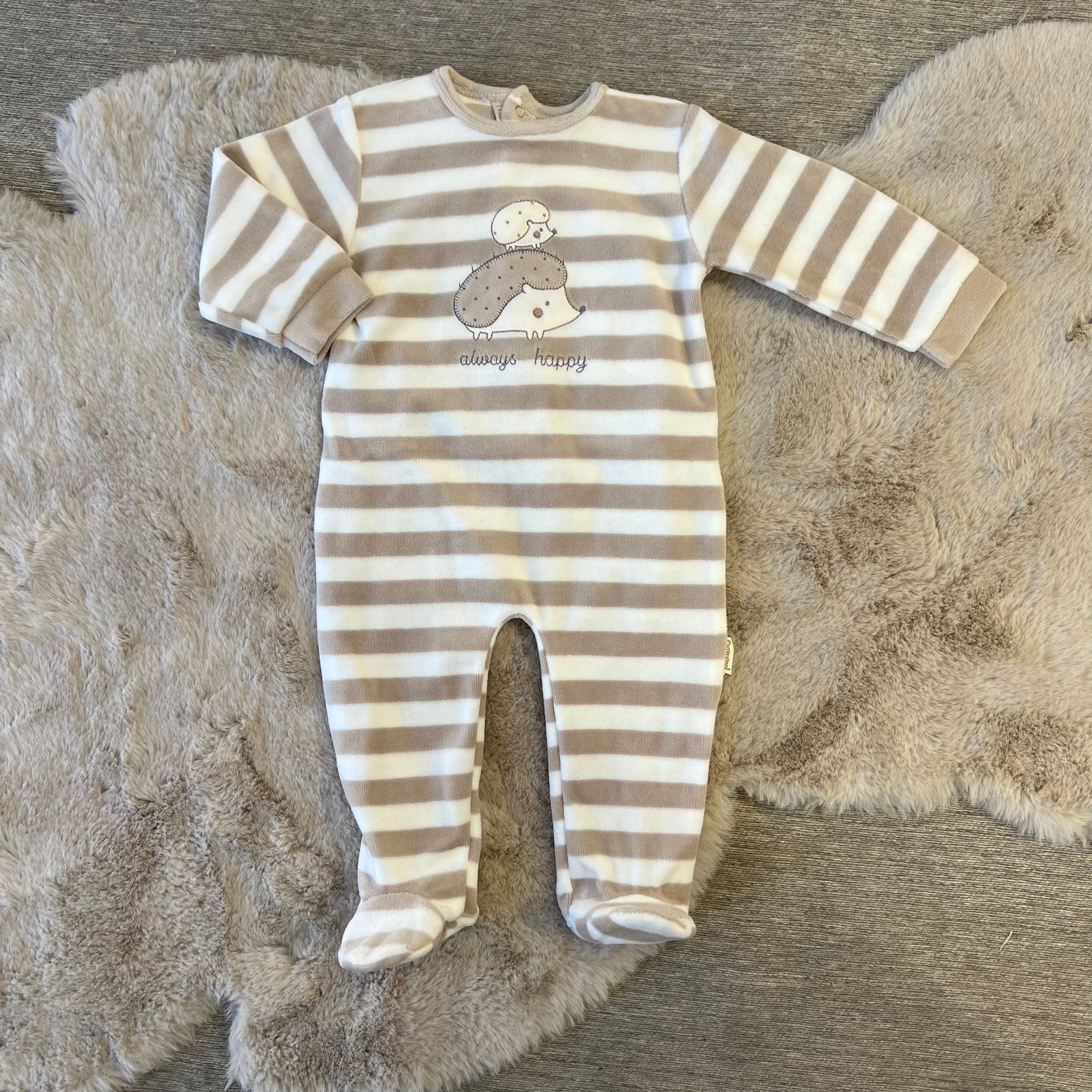 Pigiama beige invernale 6 mesi - BabyBol