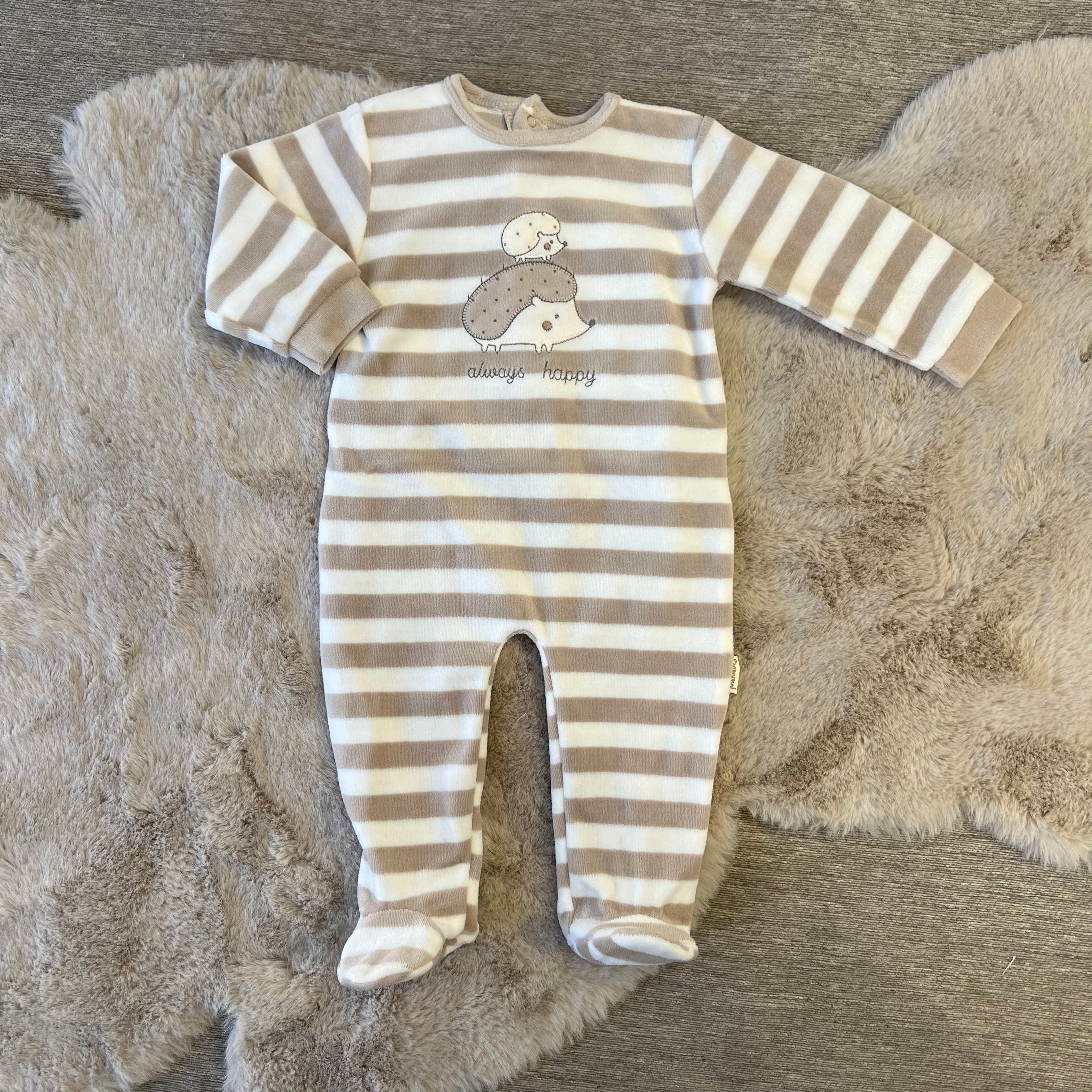 Pigiama beige invernale 6 mesi - BabyBol