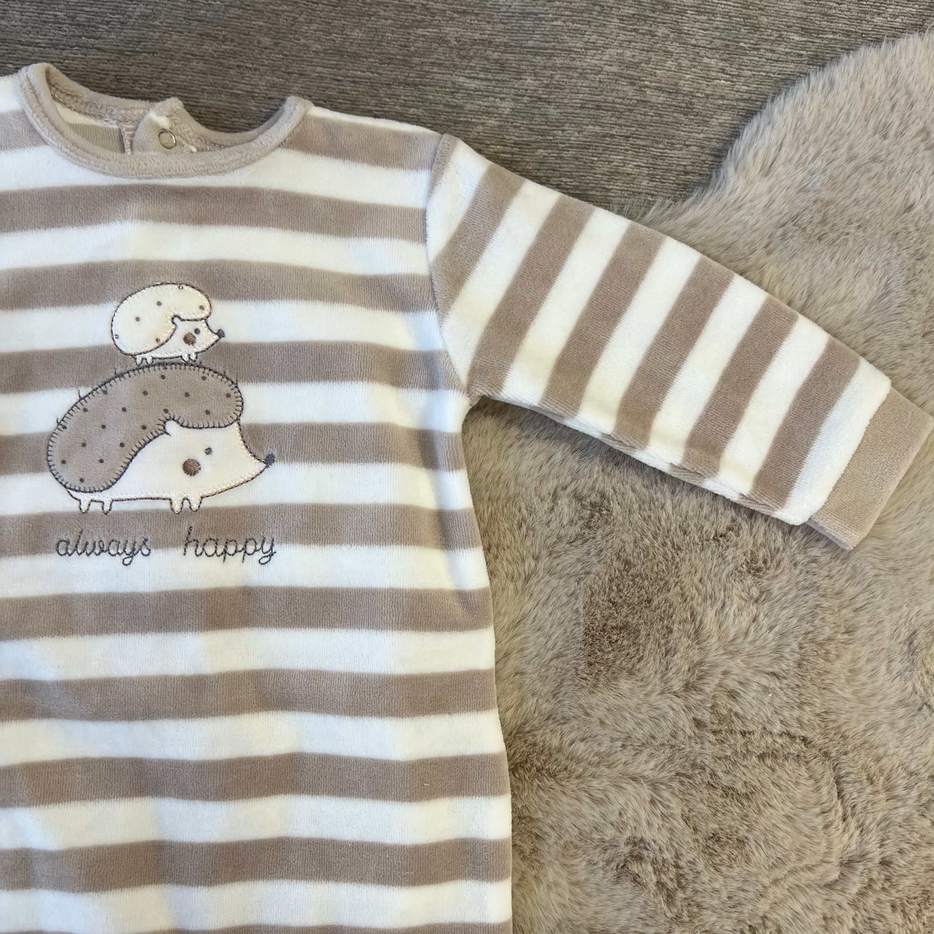 Pigiama beige invernale 6 mesi - BabyBol