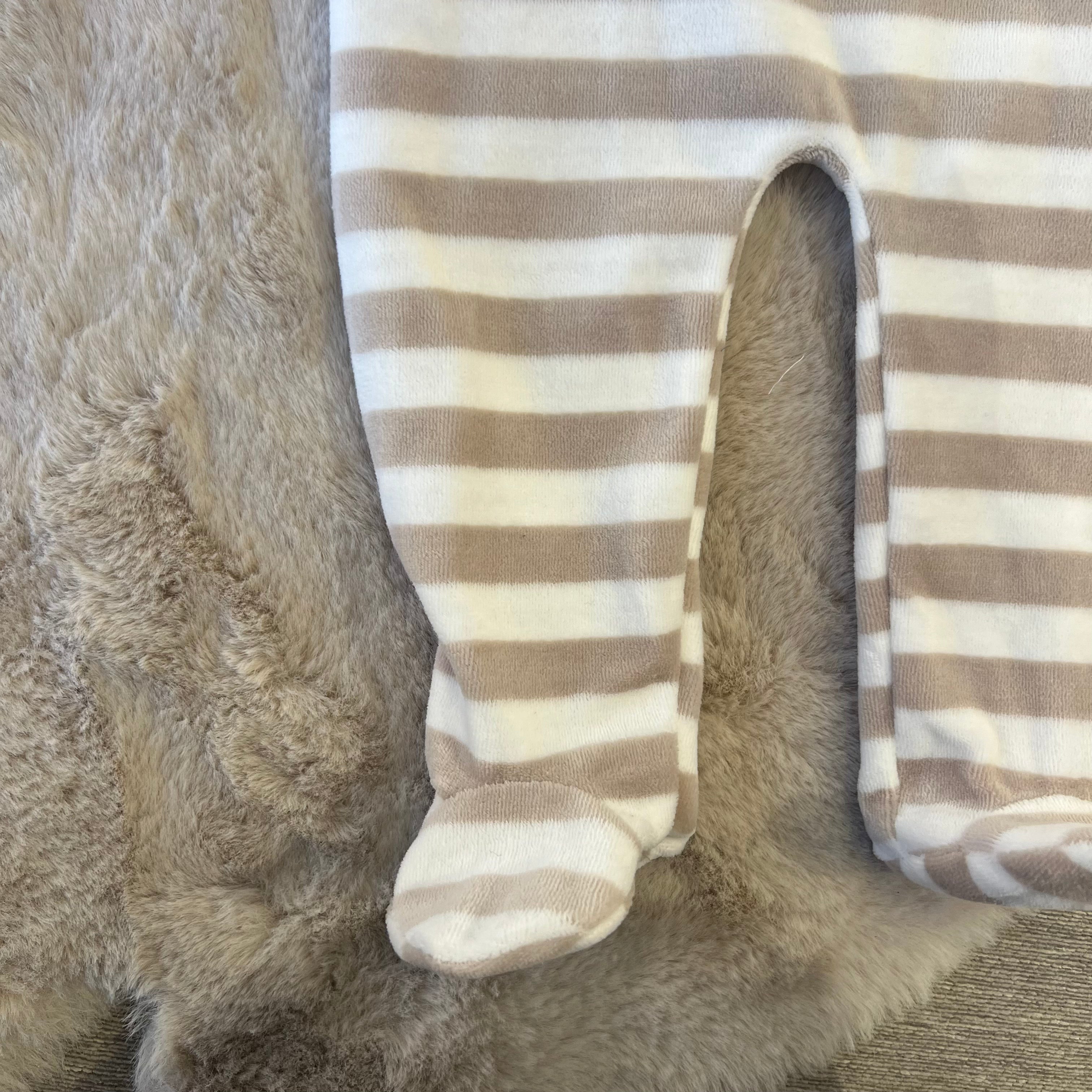 Pigiama beige invernale 6 mesi - BabyBol