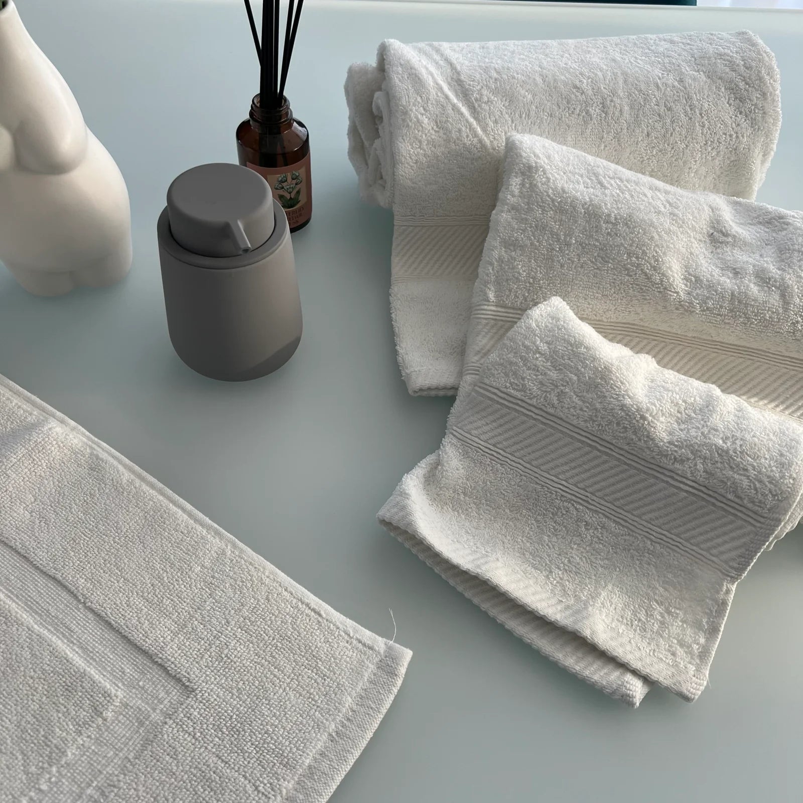 Asciugamano + ospite Prestige - Bianco