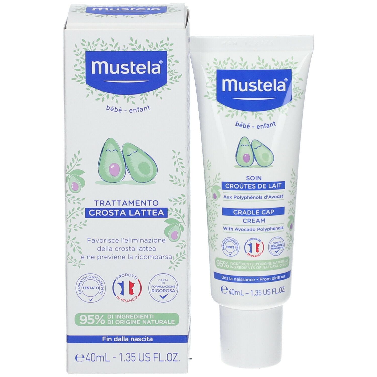 Hydra Bèbè Crema Viso 40 Ml - Mustela