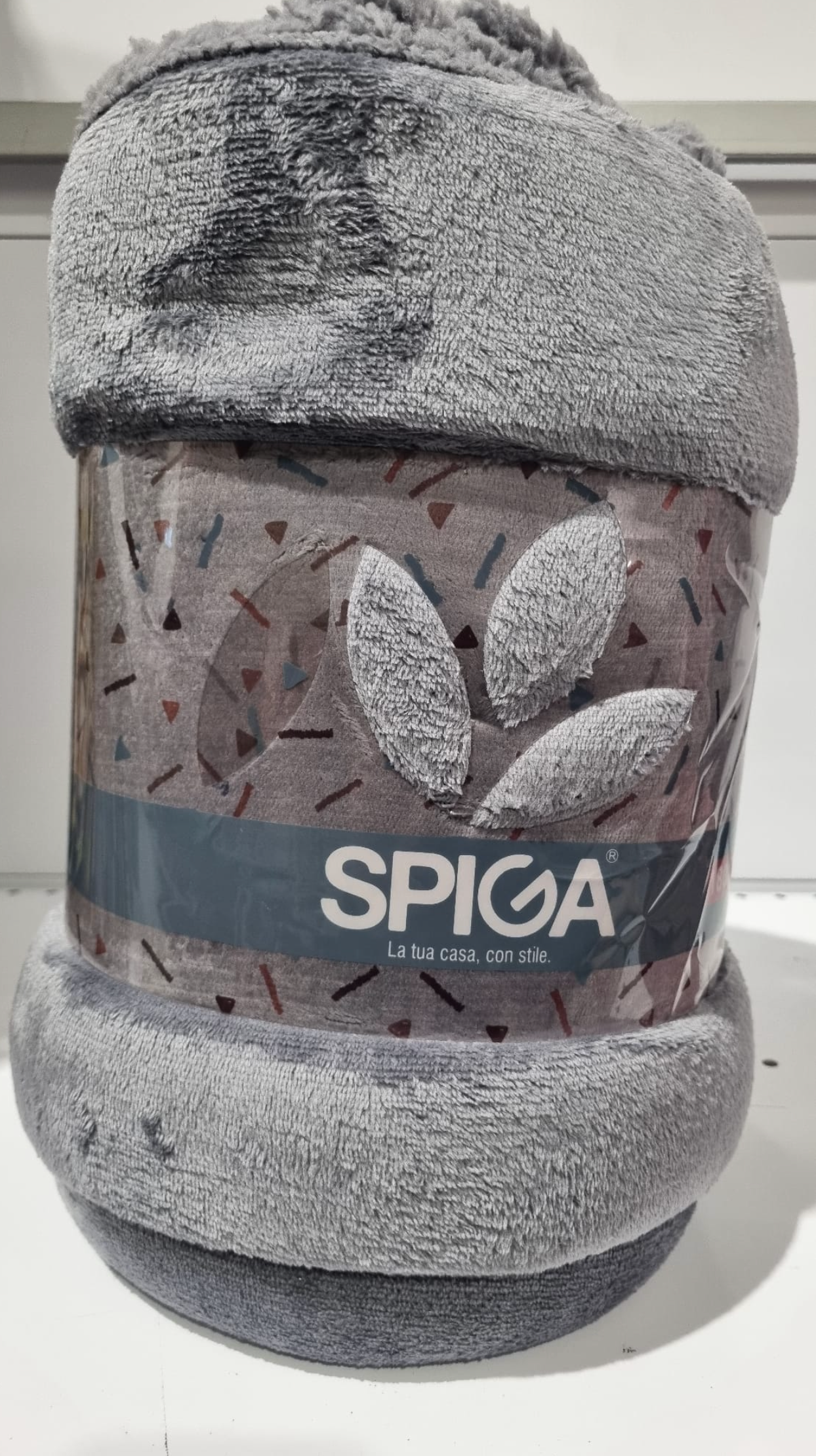 Plaid Sherpa Tinta su tinta Spiga Home - in varie misure e colorazioni