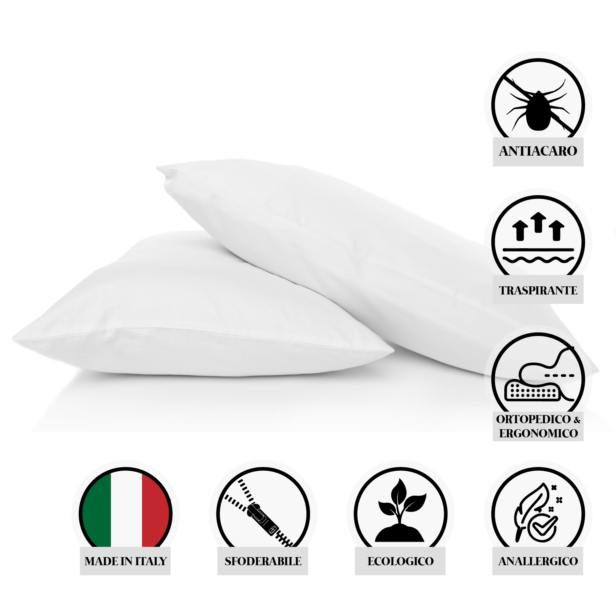 Guanciale Cuscino Massaggiante in memory foam - H13