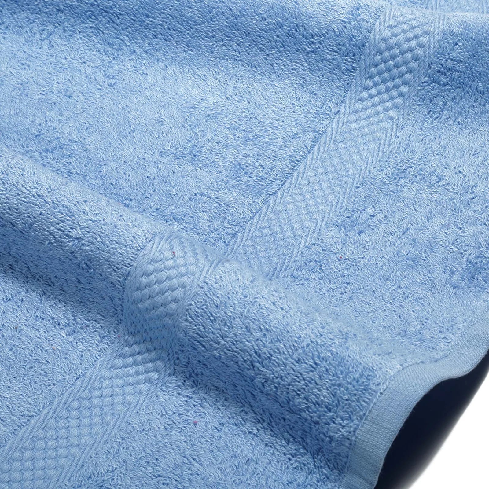 asciugamano ospite telo bagno caleffi azzurro lavanda cotone