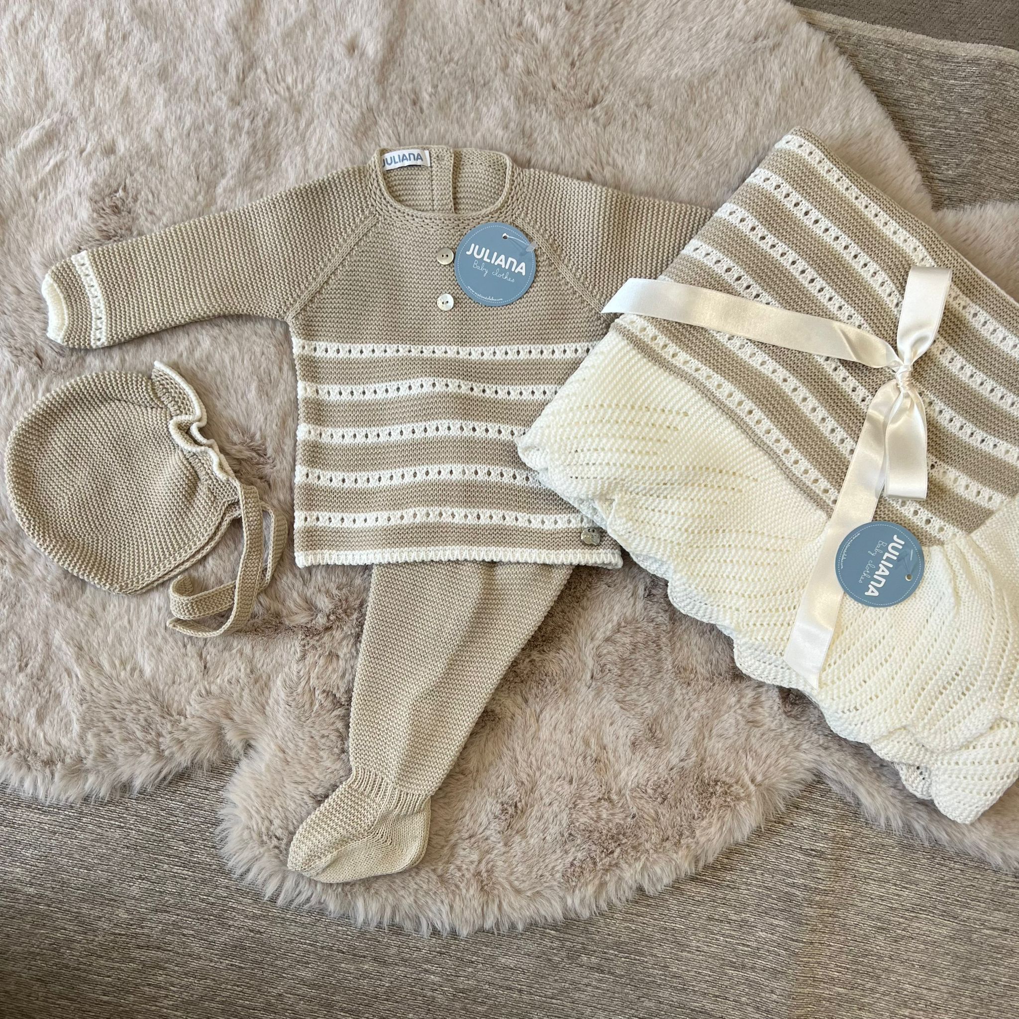 Corredino nascita invernale bimba Beige - Juliana