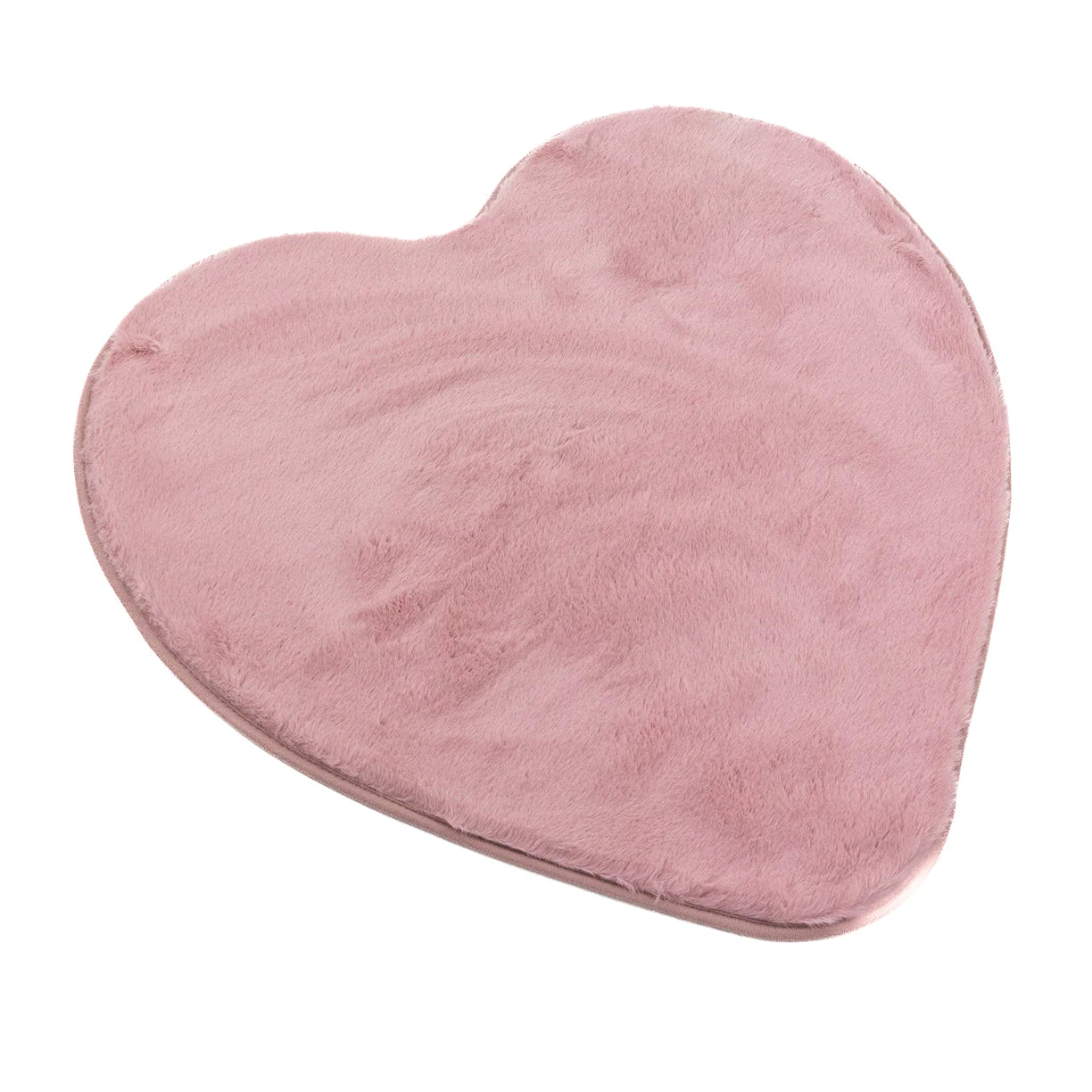 Tappeto antiscivolo Ida Fluffy a forma di cuore - in varie colorazioni