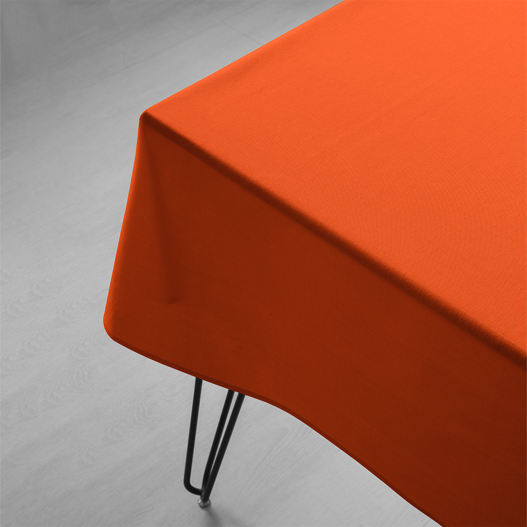 Tovaglia da tavola tinta unita Arancione - in varie misure