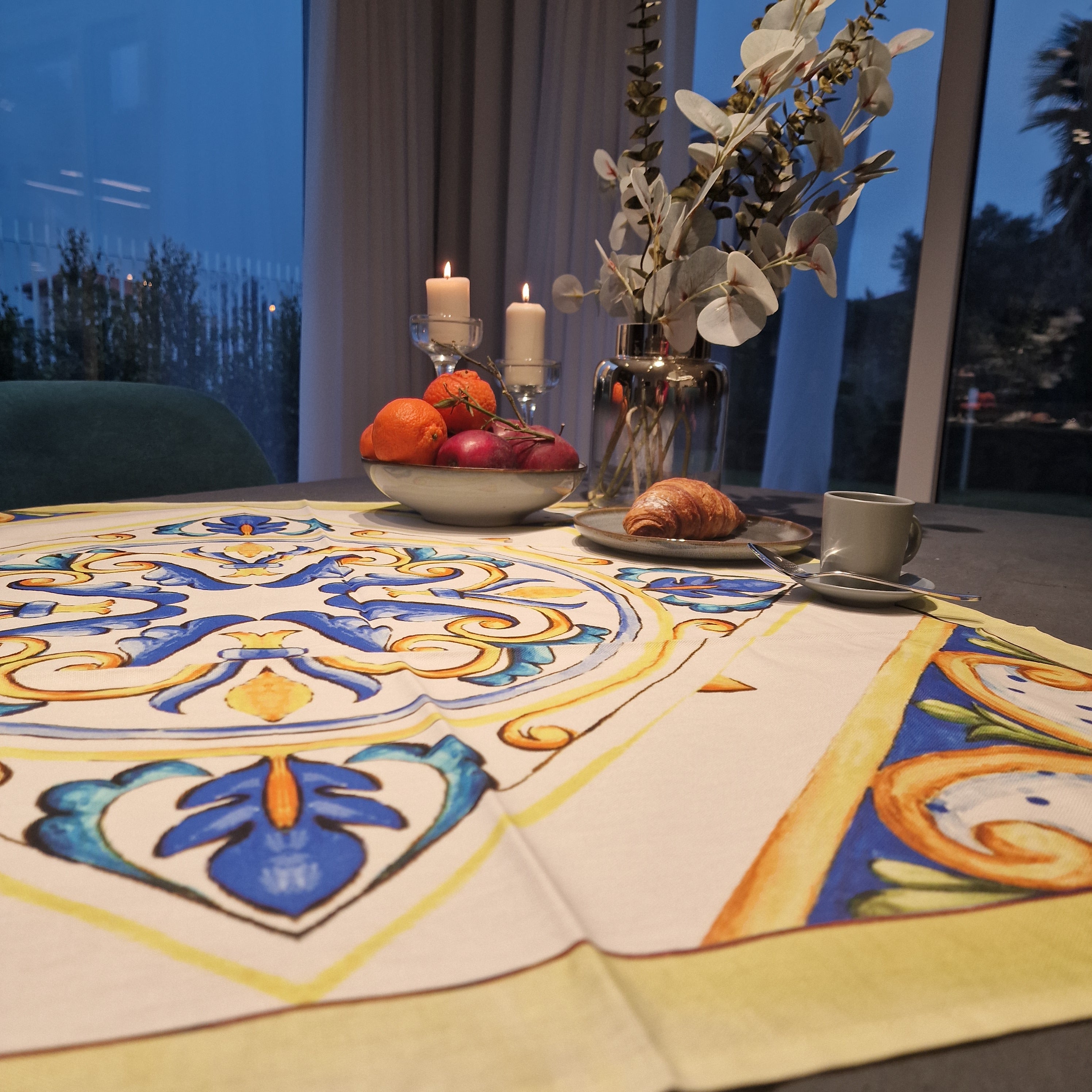 Centrotavola Siciliano Prestige in 100% cotone - vari disegni