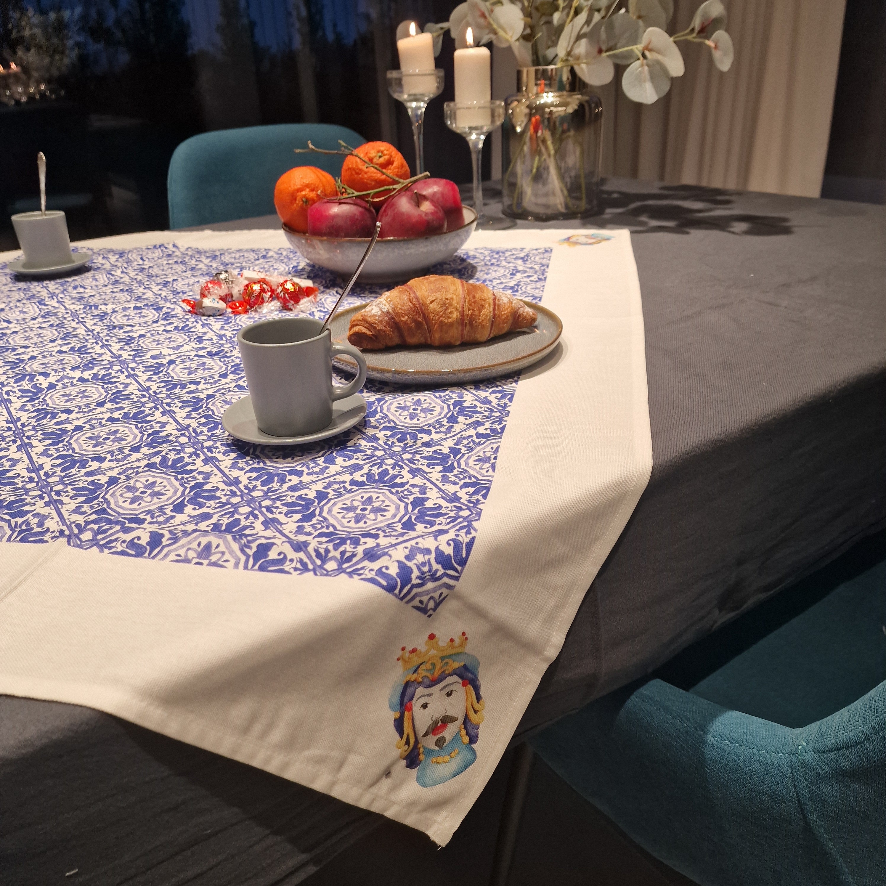 Centrotavola Siciliano Prestige in 100% cotone - vari disegni